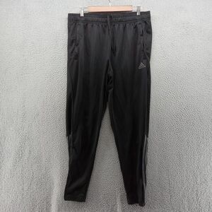 Adidas‎ Pants Mens XL Black Drawstring Joggers Slim Tapered Track Workout